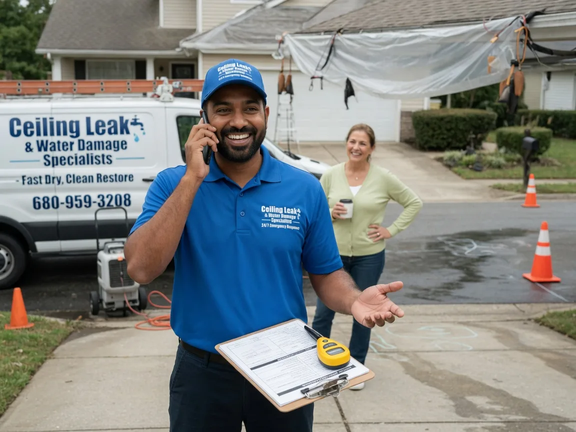 Ceiling Leak Cleanup Catasauqua, PA FAQs